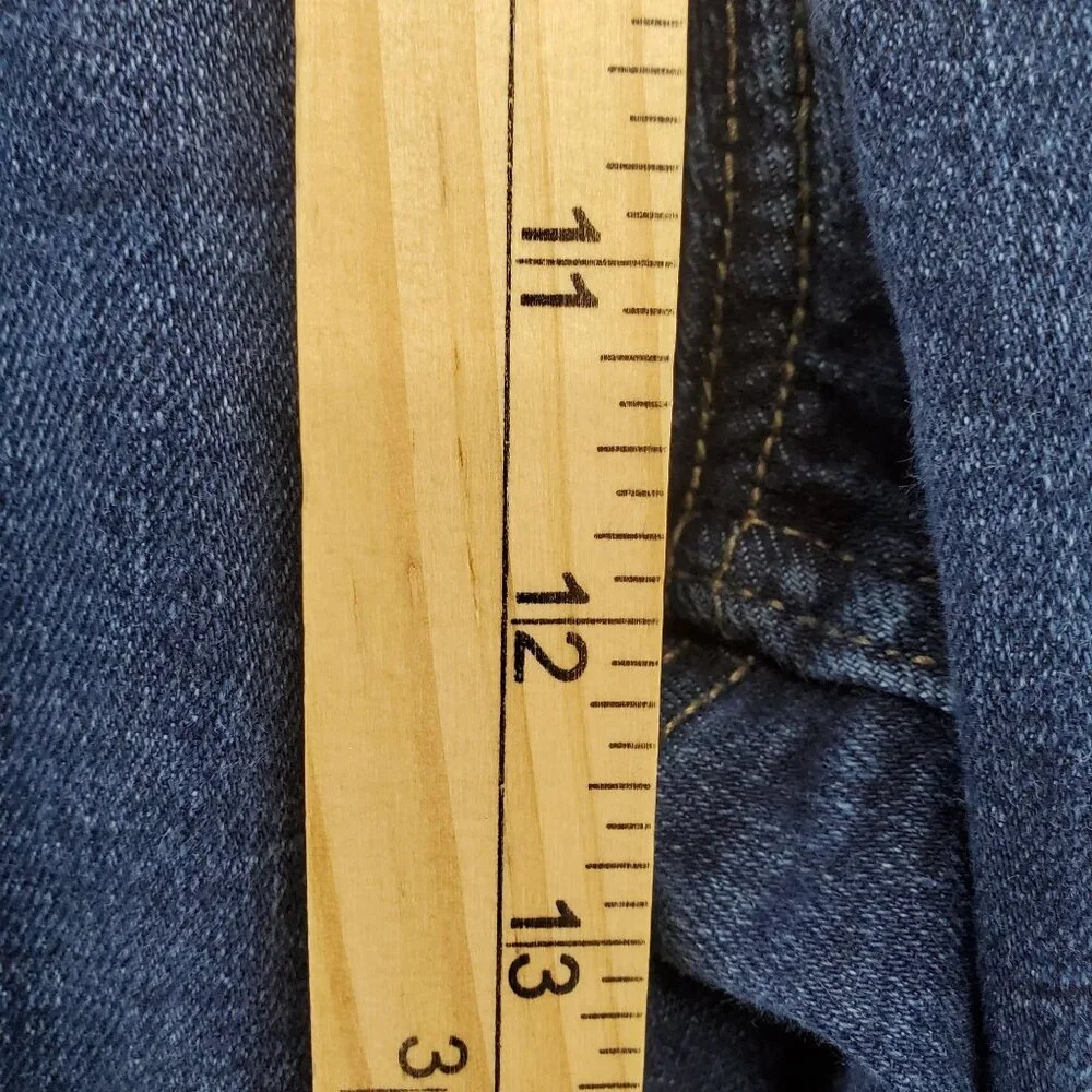Old Navy Jeans Mens 42x32 Blue Classic Stretch Straight Fit Denim Style - Picture 5 of 11